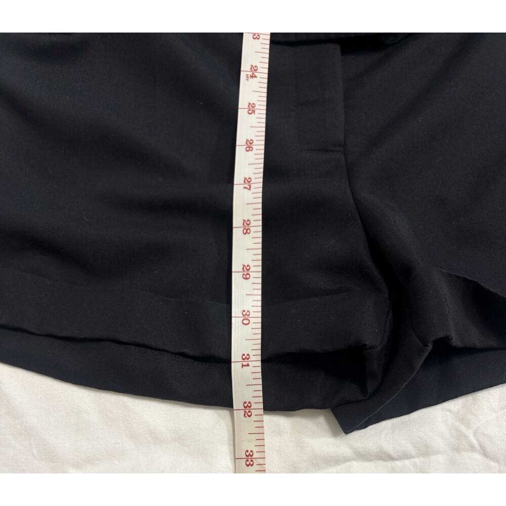 Guess Women’s Sz 28 Romper Shorts Black Button Up Nautical Indie Goth Resortwear - Picture 9 of 9